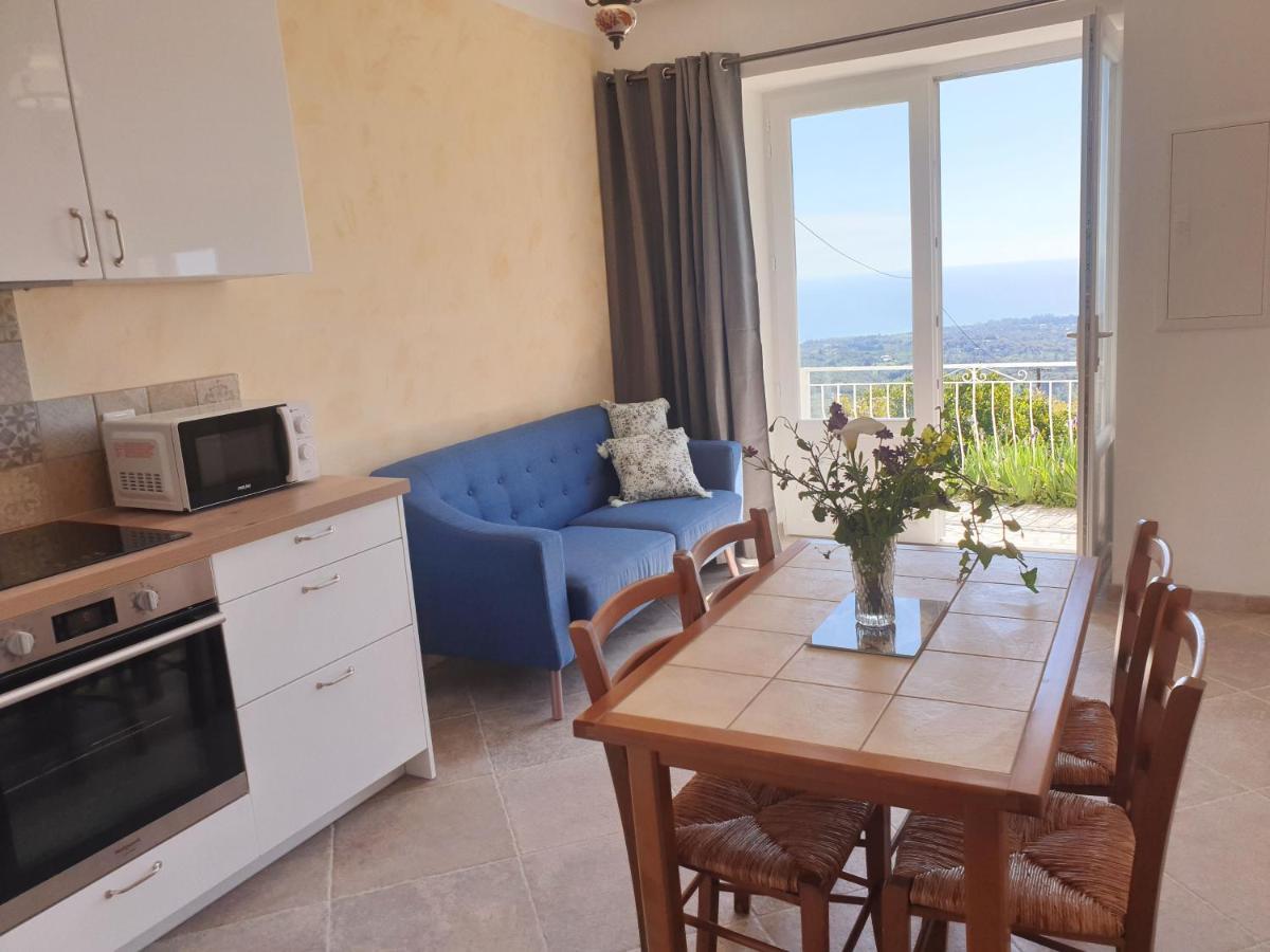 Appartement A Caserella entièrement rénové avec terrasse et vue panoramique sur mer Valle-di-Campoloro Exterior foto